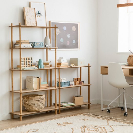 kenay home Estantería 82 natural infantil Oferta exclusiva