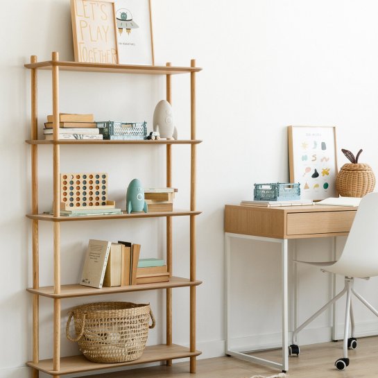 kenay home Estantería 149 natural infantil Ofertas especiales