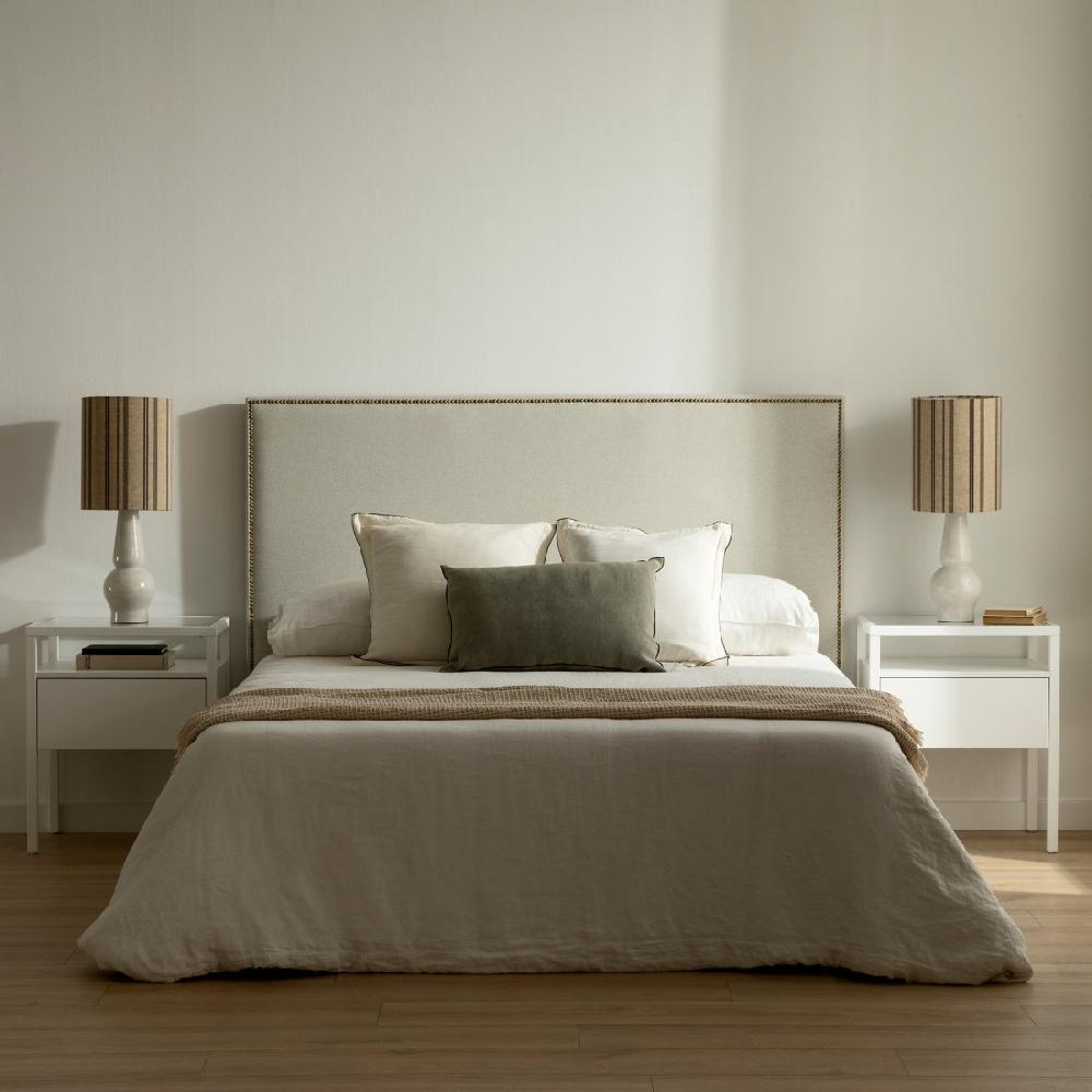 kenay home Cabecero tapizado 150/160 beige Venta caliente