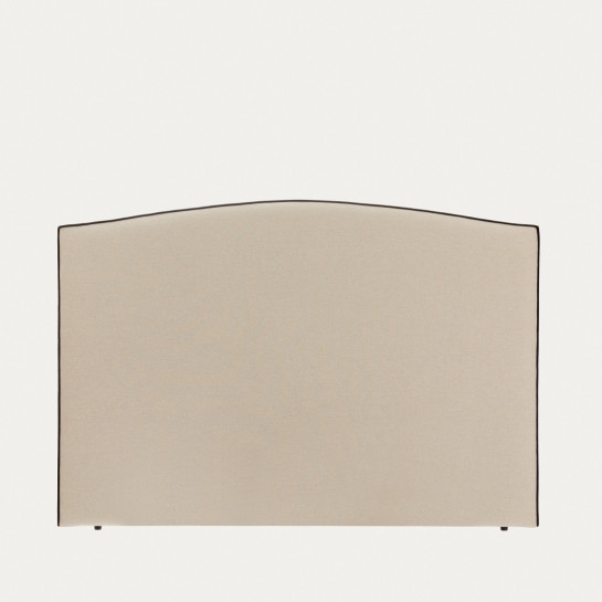 kenay home Cabecero tapizado 180 beige ribete negro Oferta especial de fábrica