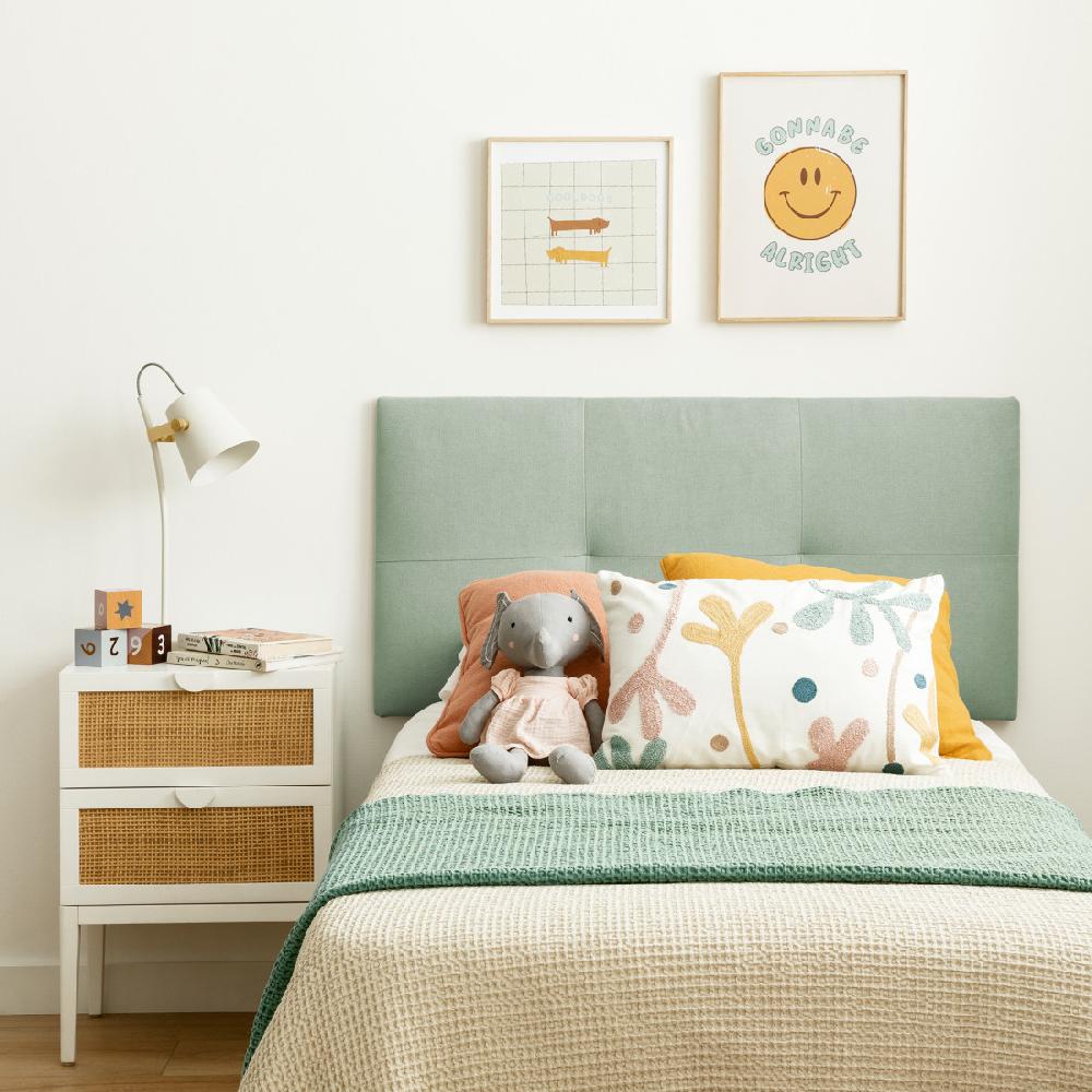 kenay home Cabecero tapizado 90/105 menta Rebajas top