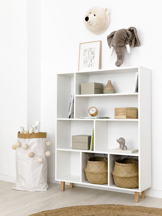 kenay home Estantería blanca Superdescuento
