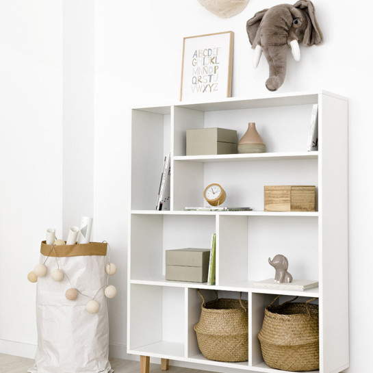 kenay home Estantería blanca Superdescuento