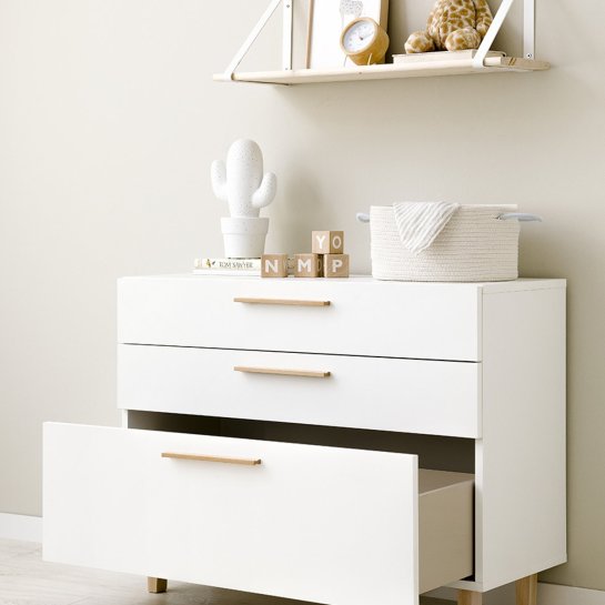 kenay home Cómoda blanca infantil Grandes descuentos