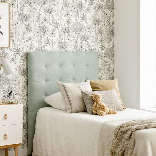 kenay home Cabecero tapizado 90/105 menta Outlet