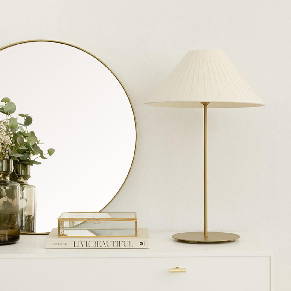 kenay home Lámpara de sobremesa dorada Descuento por venta flash