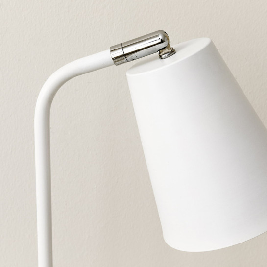 kenay home Lámpara de sobremesa blanca Rebajas de fin de temporada
