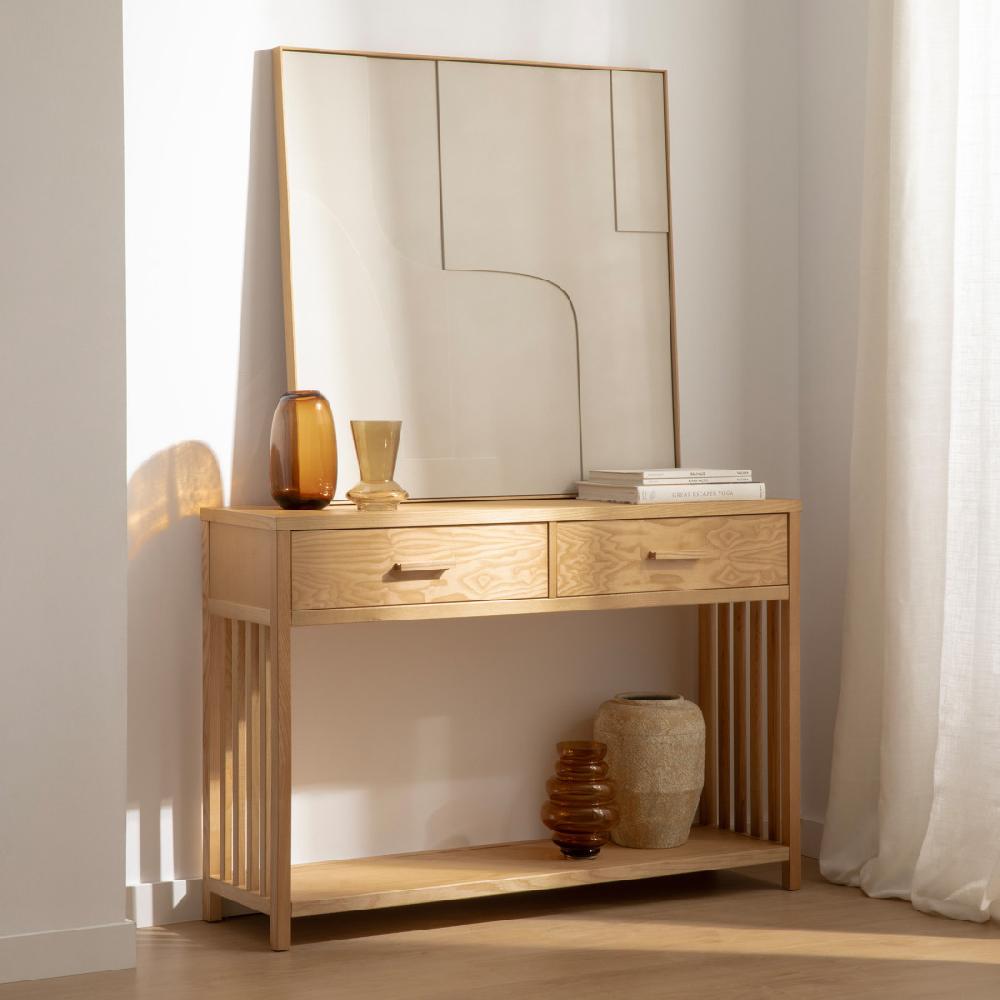 kenay home Consola roble 2 cajones Tienda