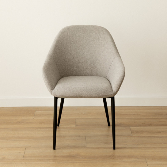 kenay home Silla tapizada gris Mejor oferta