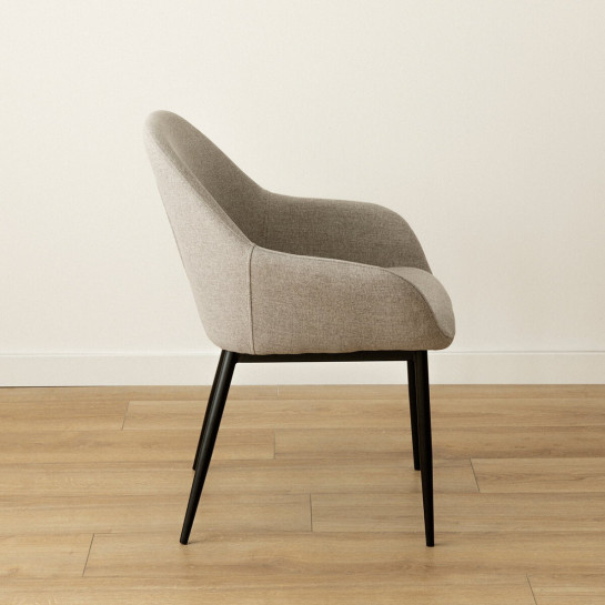 kenay home Silla tapizada gris Mejor oferta