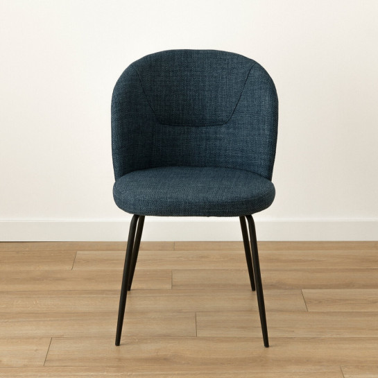 kenay home Silla tapizada azul Oferta especial de fábrica