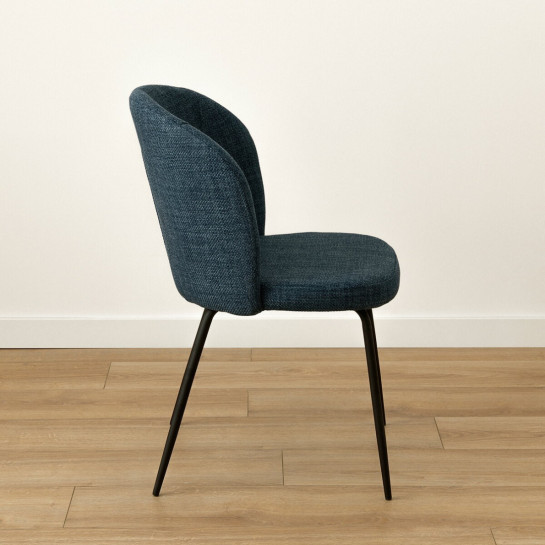 kenay home Silla tapizada azul Oferta especial de fábrica