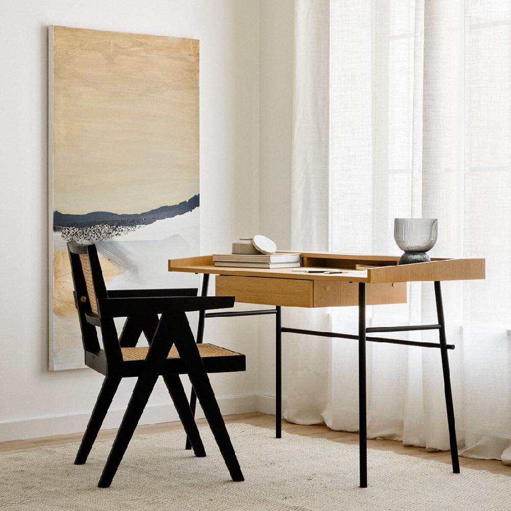 kenay home Escritorio negro 120