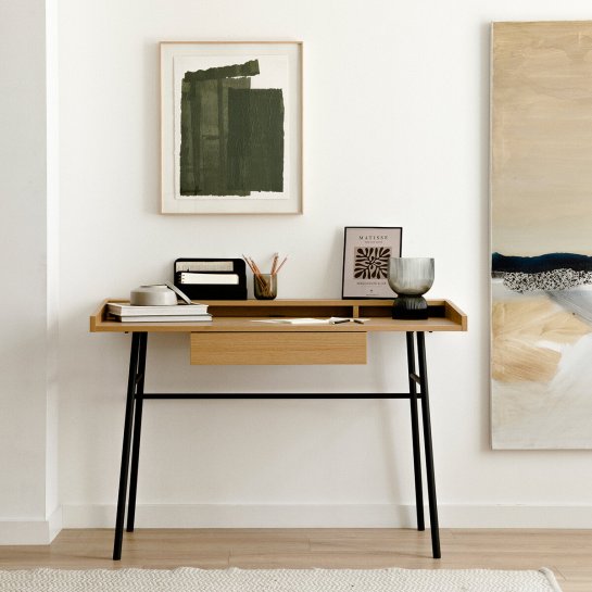 kenay home Escritorio negro 120 Ahorra y exporta
