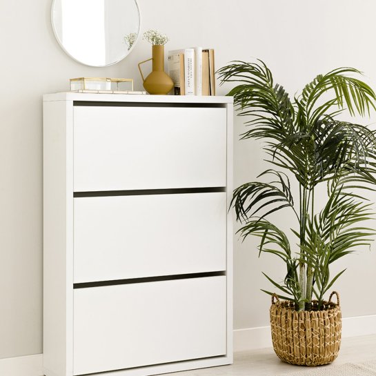 kenay home Zapatero blanco personalizable Ofertas especiales