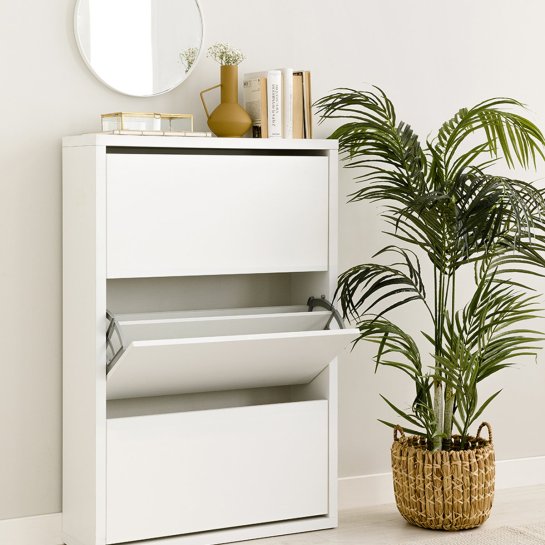 kenay home Zapatero blanco personalizable Ofertas especiales