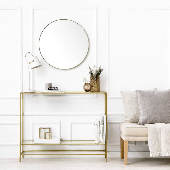 kenay home Consola dorada Grandes ahorros