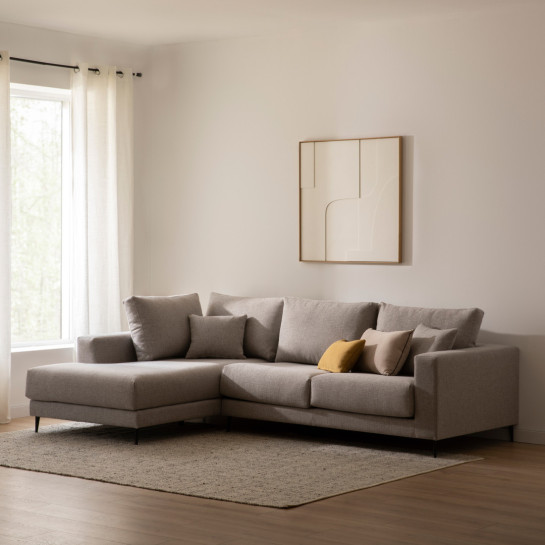 kenay home Sofá chaise izquierda perla Última moda
