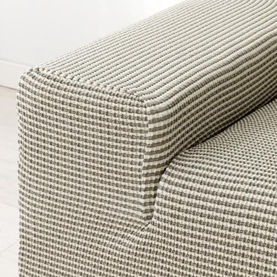 kenay home Funda sofá chaise derecha brazo corto dual gris Grandes ahorros