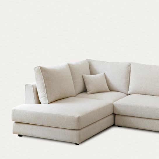 kenay home Sofá rinconera izquierda beige En línea