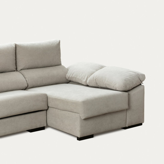 kenay home Sofá con arcón chaise derecha perla Gran oferta