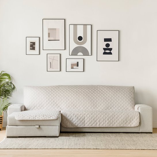 kenay home Funda chaise 240 cm marfil Rebajas baratas