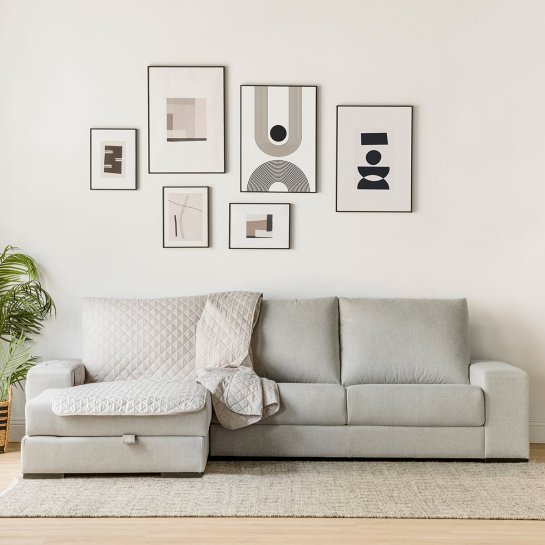 kenay home Funda chaise 240 cm marfil Rebajas baratas