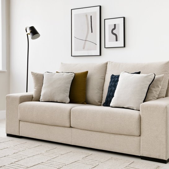 kenay home Sofá 3 plazas personalizable Rebajas de fábrica
