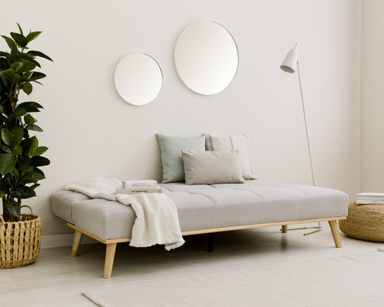 kenay home Sofá cama beige Rebajas online