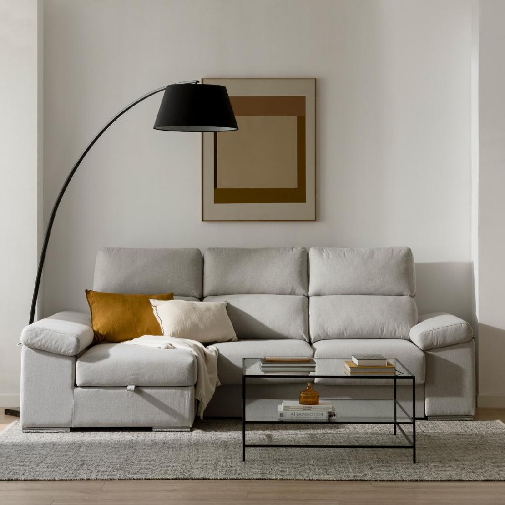kenay home Sofá gris chaise izquierda Últimos 2 días