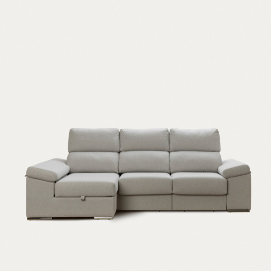 kenay home Sofá gris chaise izquierda Últimos 2 días