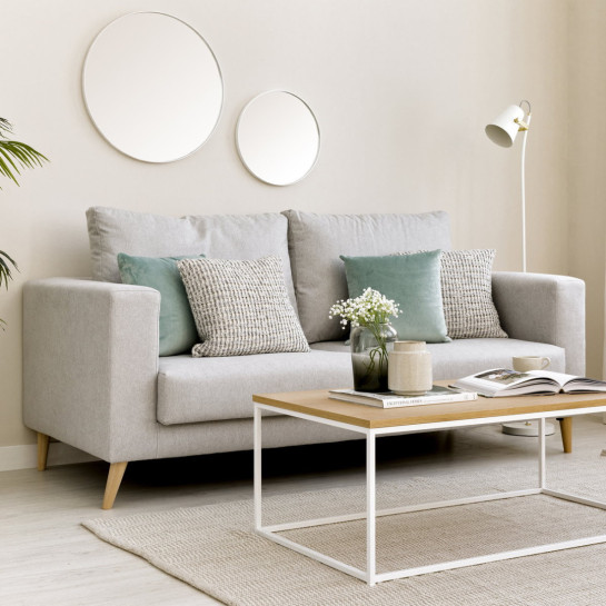kenay home Sofá 3 plazas gris Último día