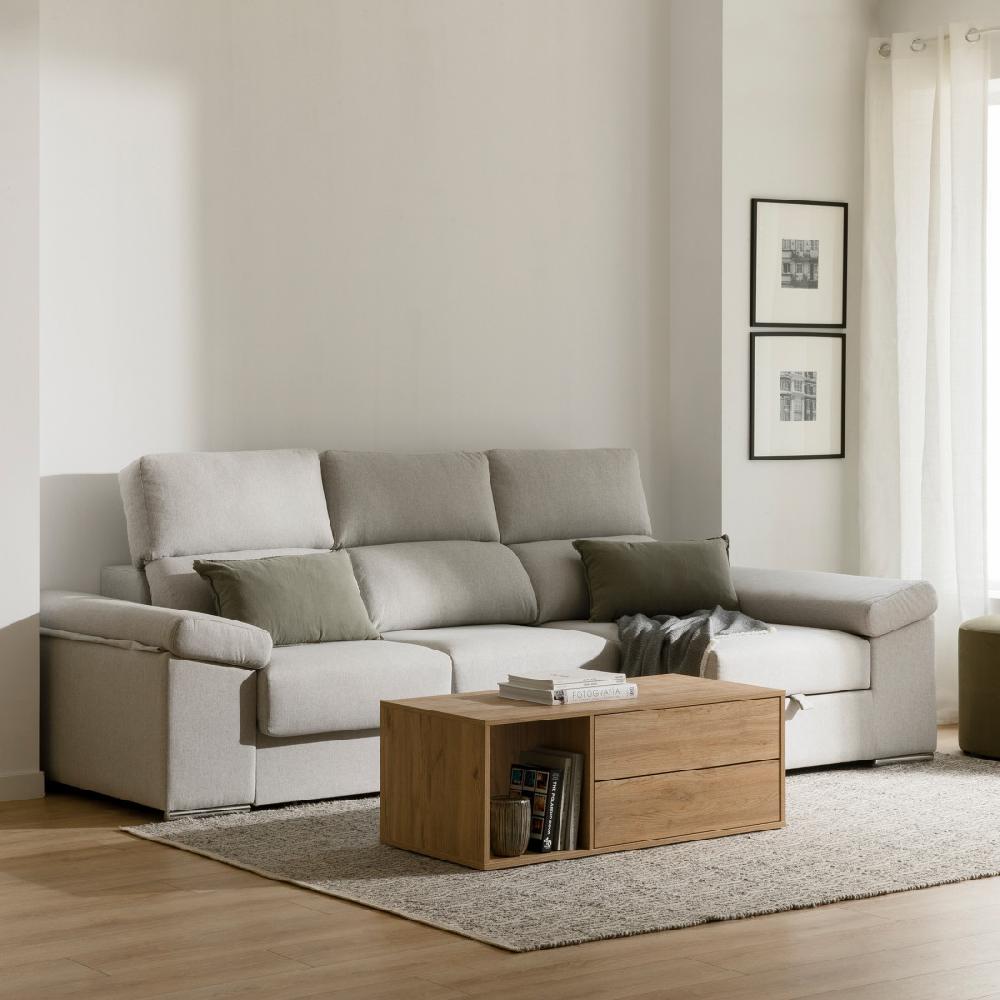 kenay home Sofá gris chaise derecha Limitado a 3 días