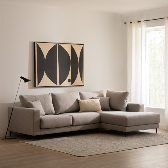 kenay home Sofá perla chaise derecha Ahorra y exporta