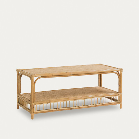 kenay home Mesa centro rectangular ratán 110 Ventas relámpago