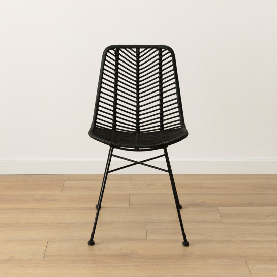 kenay home Silla ratán negro Tienda