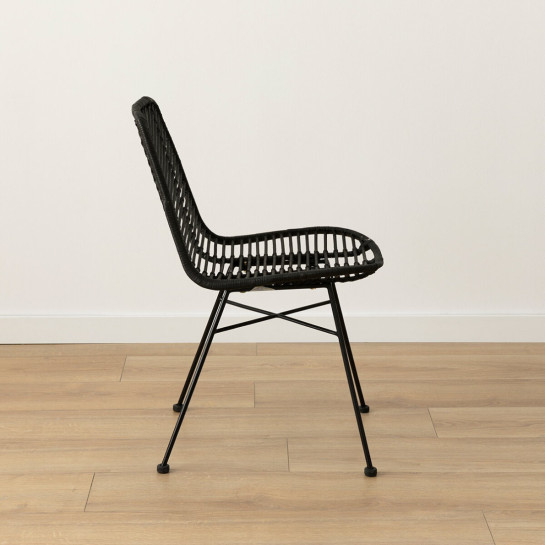 kenay home Silla ratán negro Tienda
