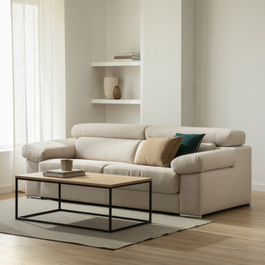 kenay home Sofá 3 5 plazas crema Outlet