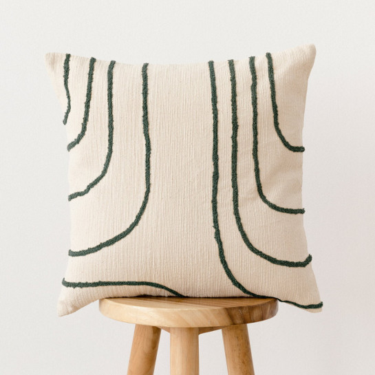 kenay home Pack 2 cojines verde Oferta exclusiva