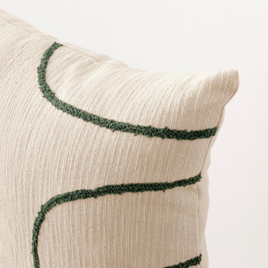 kenay home Pack 2 cojines verde Oferta exclusiva