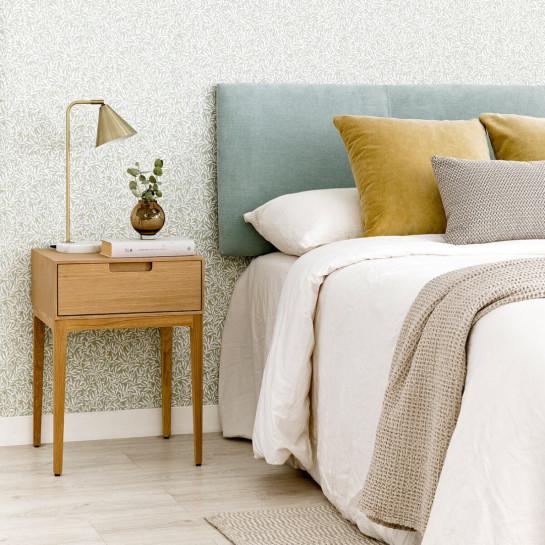 kenay home Pack 2 mesitas de noche roble 1 cajón Rebajas baratas
