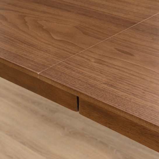 kenay home Conjunto mesa de comedor extensible rectangular natural 160 + 4 sillas tapizadas azul Los más vendidos