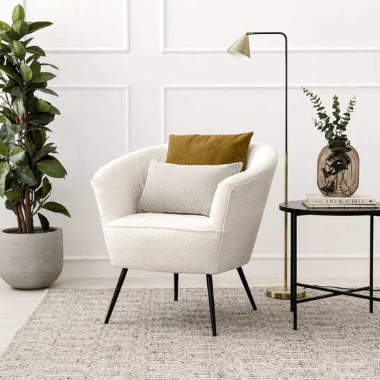 kenay home Butaca bouclé personalizable Promoción por tiempo limitado