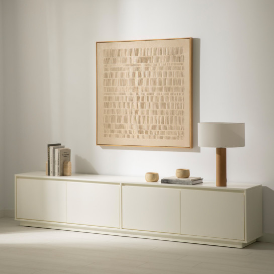 kenay home Mueble TV 240 blanco Solo queda un día