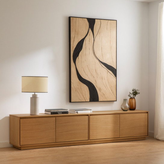 kenay home Mueble TV 240 roble Grandes descuentos