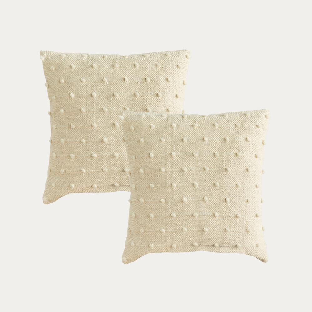 kenay home Pack 2 cojines blanco En línea