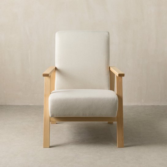kenay home Butaca tapizada natural Envío gratis