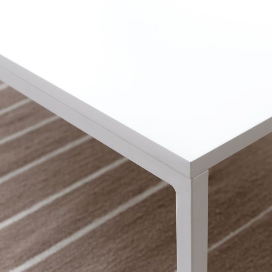 kenay home Mesa de centro rectangular blanca 100 Últimos 3 días