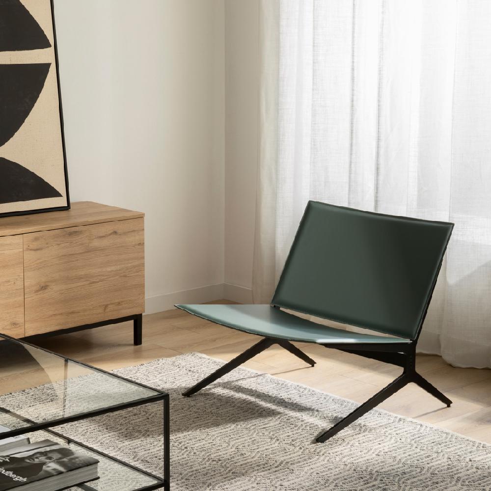 kenay home Butaca piel verde ÚLTIMAS EDICIONES
