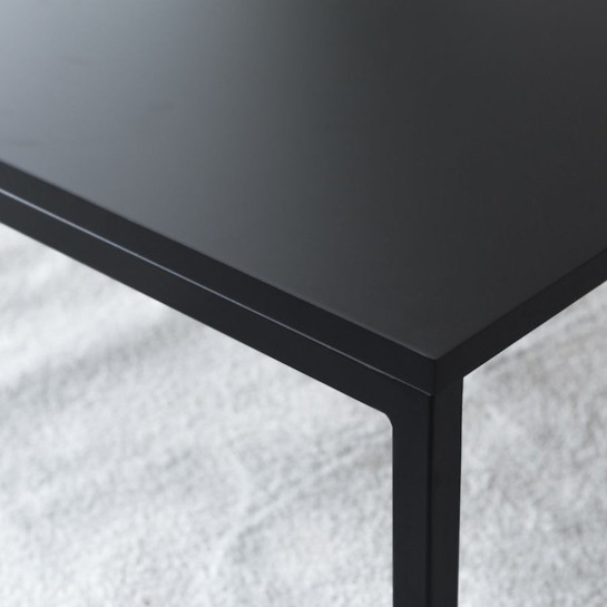 kenay home Mesa de centro rectangular negra 100 Promoción por tiempo limitado